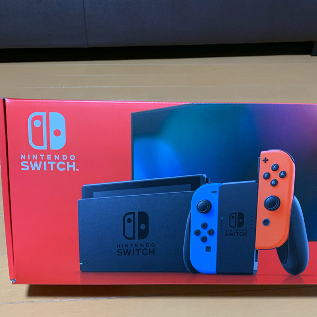 Nintendo Switch - 最新版Nintendo Switch本体 ネオンブルー/レッドの ...