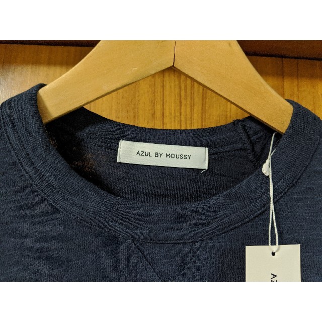 AZUL by moussy(アズールバイマウジー)の未使用美品 AZUL BY MOUSSY コーマスラブ 5分袖Tシャツ S 新品 メンズのトップス(Tシャツ/カットソー(半袖/袖なし))の商品写真