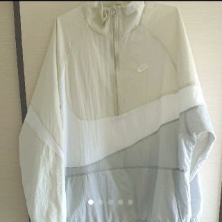 ナイキ(NIKE)のNIKE big swoosh アノラック ウーブン ジャケット(ナイロンジャケット)