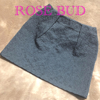 ローズバッド(ROSE BUD)のROSE BUD ローズバッド スカート  ブラック(ミニスカート)
