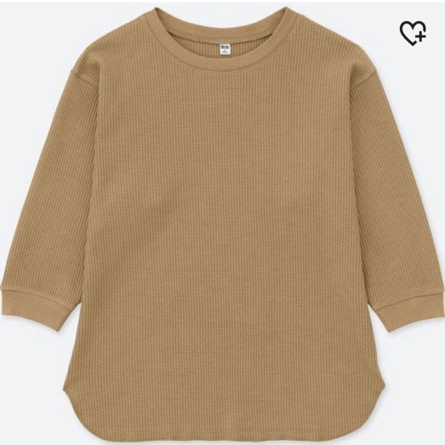 UNIQLO(ユニクロ)のマイユ様　UNIQLO ワッフルT レディースのトップス(Tシャツ(長袖/七分))の商品写真