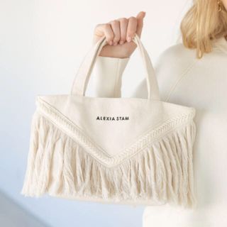 アリシアスタン(ALEXIA STAM)のV Long Fringe Small Tote Bag(トートバッグ)