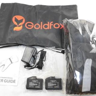 ◆Goldfox 電熱手袋　黒 除雪　通勤　自転車　散歩　釣り 防寒手袋　2XL(手袋)