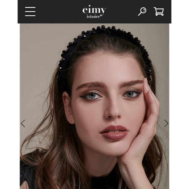 eimy istoire(エイミーイストワール)の✴︎eimy istoire✴︎ ガラスビーズカチューシャ レディースのヘアアクセサリー(カチューシャ)の商品写真