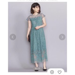 ビューティアンドユースユナイテッドアローズ(BEAUTY&YOUTH UNITED ARROWS)のBY DRESS ロングドレス　ビューティーアンドユース(ロングワンピース/マキシワンピース)