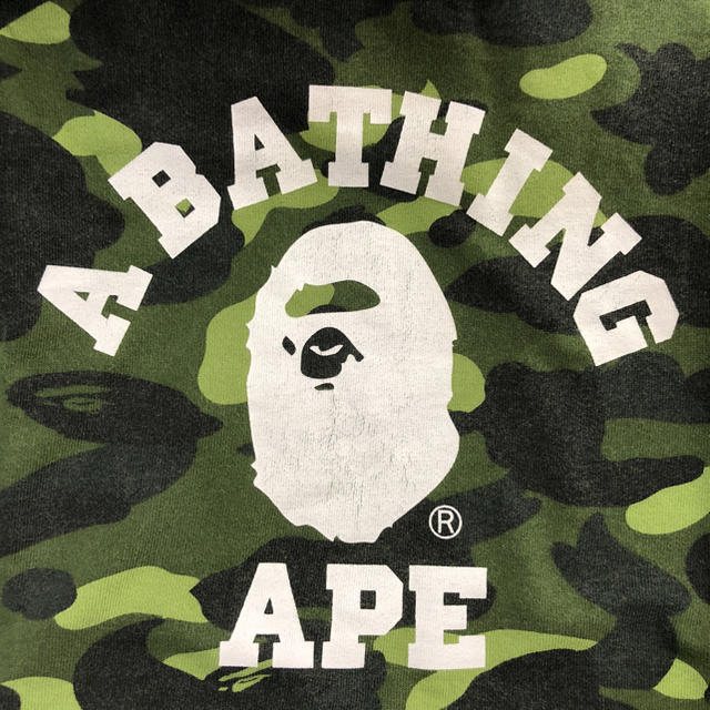 A BATHING APE(アベイシングエイプ)のBAPE 半袖スウェット COLOR CAMO 緑(S) メンズのトップス(スウェット)の商品写真