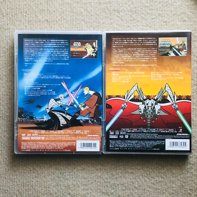 DVDセット スターウォーズ クローン大戦 VOL1 VOL2 STARWARS エンタメ/ホビーのDVD/ブルーレイ(アニメ)の商品写真