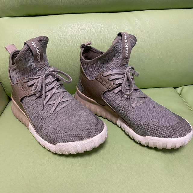 adidas(アディダス)のadidas tubular x knit セサミグレー メンズの靴/シューズ(スニーカー)の商品写真