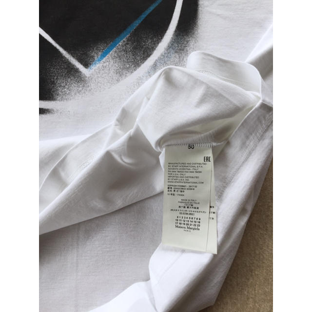 白50新品 メゾンマルジェラ オーバーサイズ Tシャツ ビッグシルエット メンズ