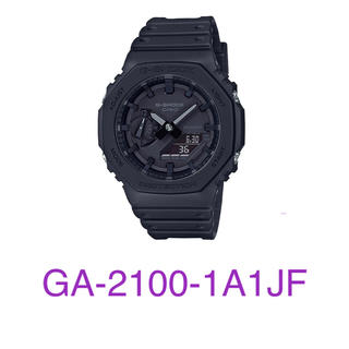 ジーショック(G-SHOCK)のCASIO G-SHOCK GA-2100-1A1JF Black(腕時計(デジタル))