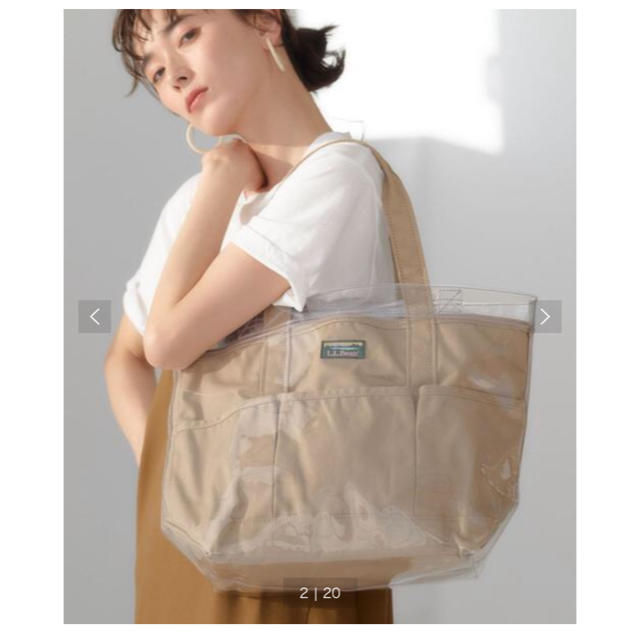 UNITED ARROWS green label relaxing(ユナイテッドアローズグリーンレーベルリラクシング)のL.L.Bean×green label relaxing PVC トートバッグ レディースのバッグ(トートバッグ)の商品写真