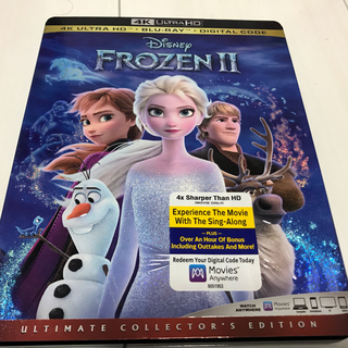ディズニー(Disney)のアナと雪の女王2 4K uhd/Blu-ray 海外版　中古　4Kのみに日本語有(アニメ)