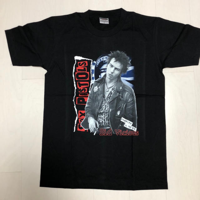 新品】シド・ヴィシャス セックス・ピストルズ パンクロックTシャツ(M