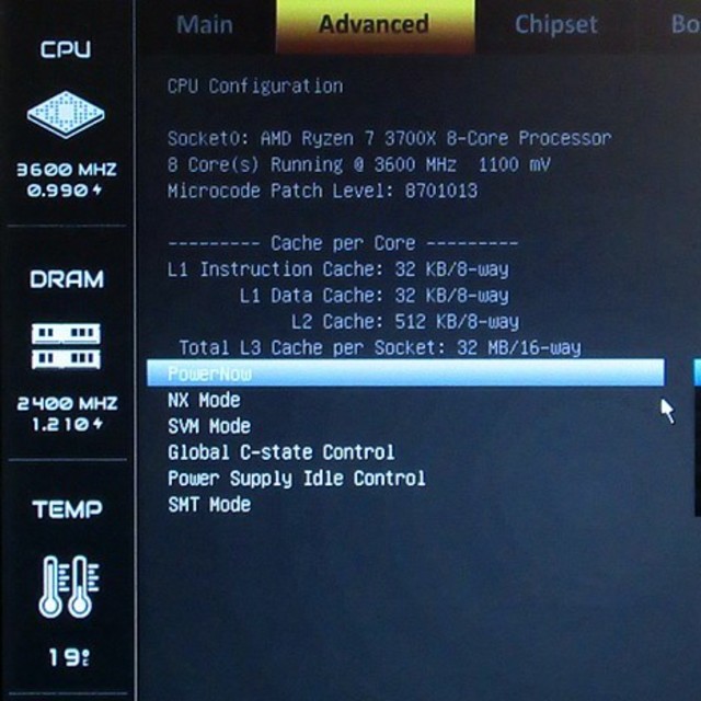 Socket AM4 AMD Ryzen 7 3700X バルク