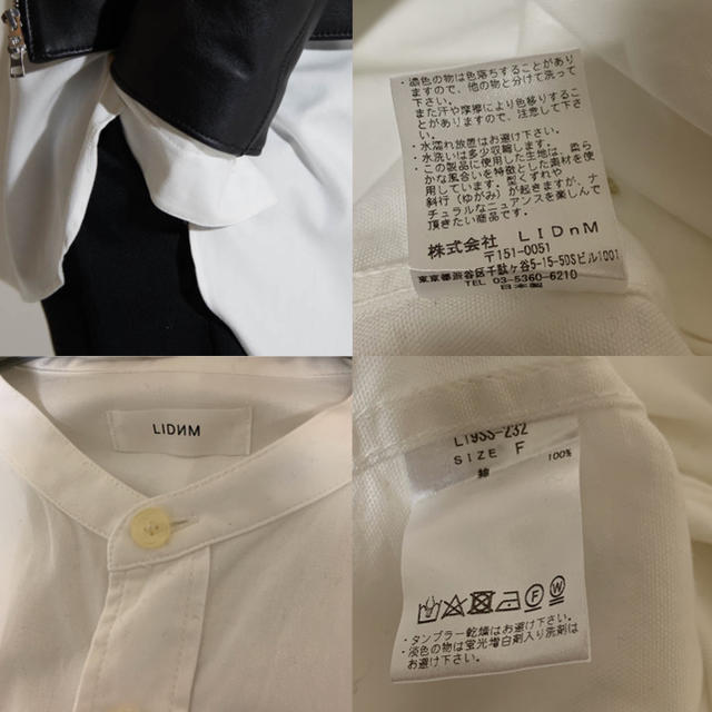 STUDIOUS(ステュディオス)の【LIDNM】リドム　バンドカラーミリタリーシャツ メンズのトップス(シャツ)の商品写真