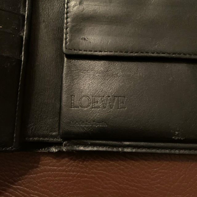 LOEWE(ロエベ)のLOEWE leather wallet 二つ折り　 メンズのファッション小物(折り財布)の商品写真