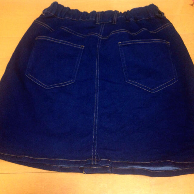 EMSEXCITE(エムズエキサイト)のデニム 台形スカート レディースのスカート(ミニスカート)の商品写真