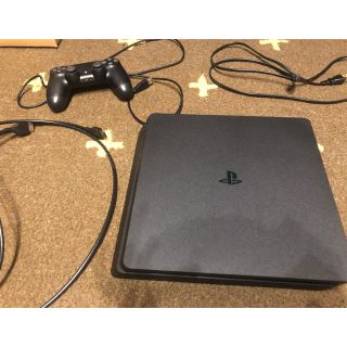 プレイステーション4(PlayStation4)の【美品】PlayStation4 500GB 本体 (箱あり)(家庭用ゲーム機本体)