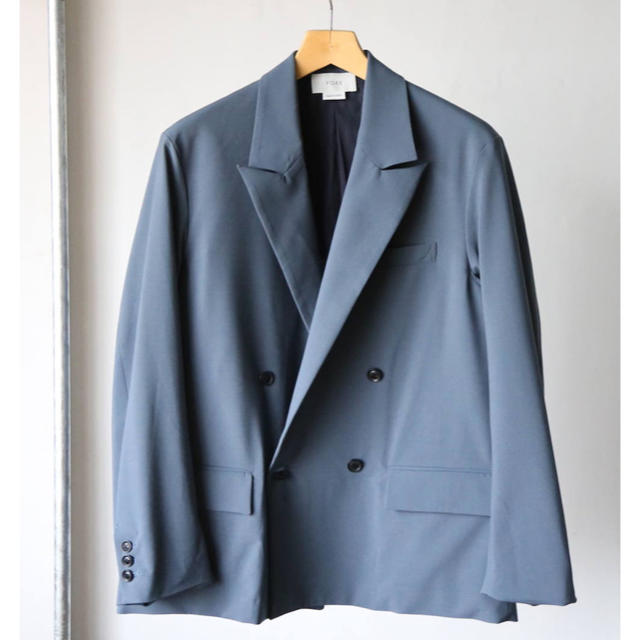 YOKE DOWNSIZING DOUBLE BREASTERD JACKETBLUEGRAYサイズ