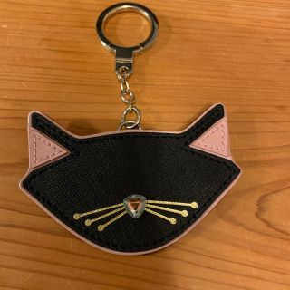 ケイトスペードニューヨーク(kate spade new york)のケイトスペード♡猫♡チャーム(キーホルダー)