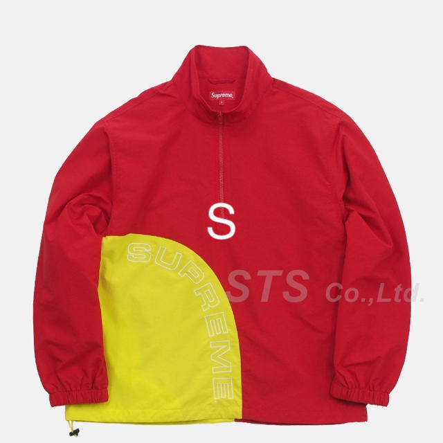 メンズSupreme corner arc half zip pullover