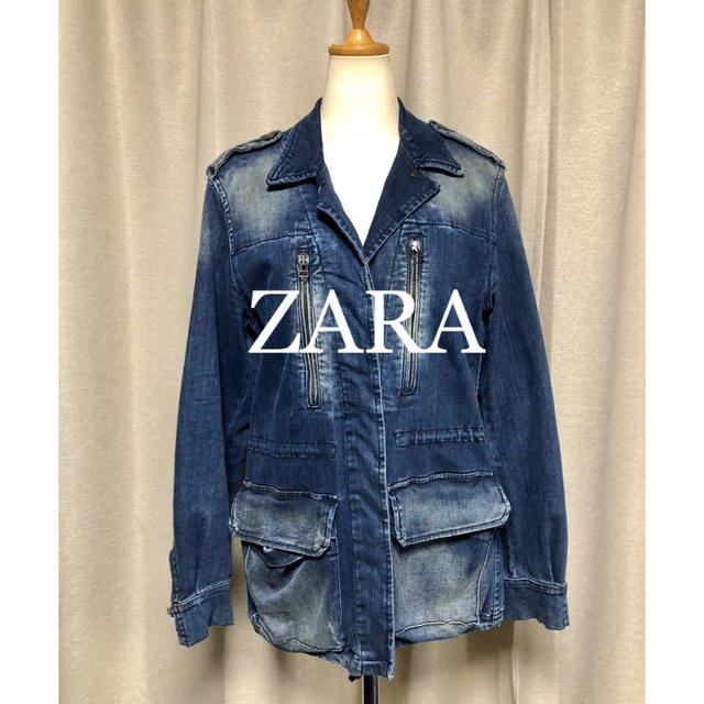 ZARA(ザラ)のZARAストレッチデニムジャケット！ メンズのジャケット/アウター(Gジャン/デニムジャケット)の商品写真