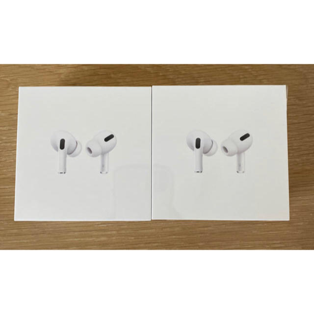 特価 Apple - airpods pro 新品未開封 2台 ヘッドフォン/イヤフォン