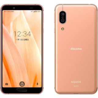 シャープ(SHARP)の【新品未使用】ドコモ SIMロック解除済み AQUOS sense3 SHARP(スマートフォン本体)