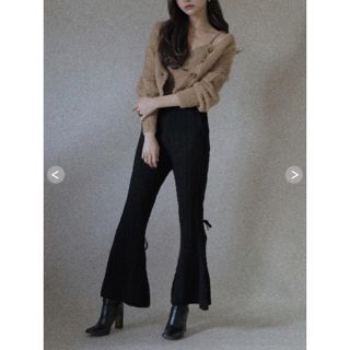 melt the lady サイドガータースリムフレアパンツ | gulatilaw.com