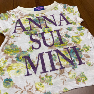 アナスイミニ(ANNA SUI mini)のボタニカルTシャツ(Ｔシャツ)