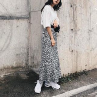 マウジー(moussy)のmoussy LEOPARD MAXI スカート(ロングスカート)