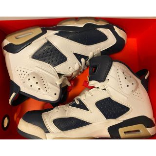 ナイキ(NIKE)のAIR JORDAN 6 RETRO OLYMPICWHITE/MIDNIGHT(スニーカー)