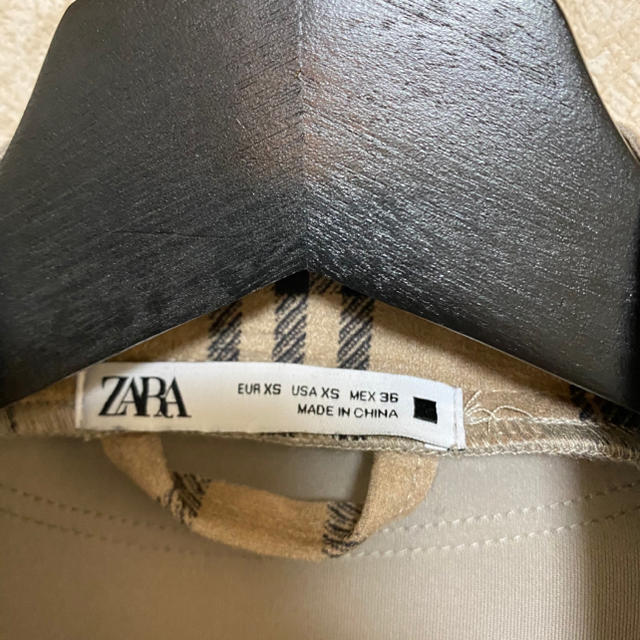 ZARA(ザラ)のoperator様専用スエード風　チェック柄　ブレザー メンズのジャケット/アウター(ノーカラージャケット)の商品写真