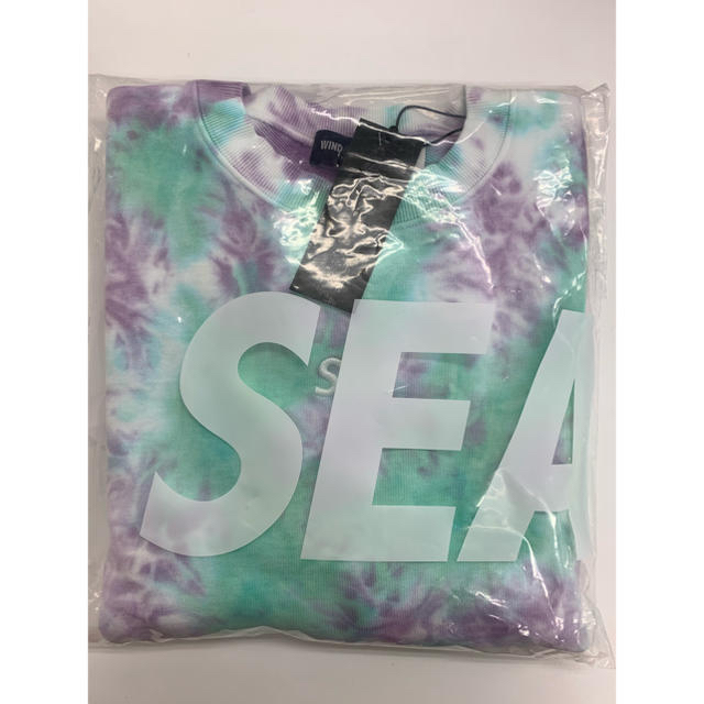 WIND AND SEA TIE-DYE SWEAT TOPS S MINT