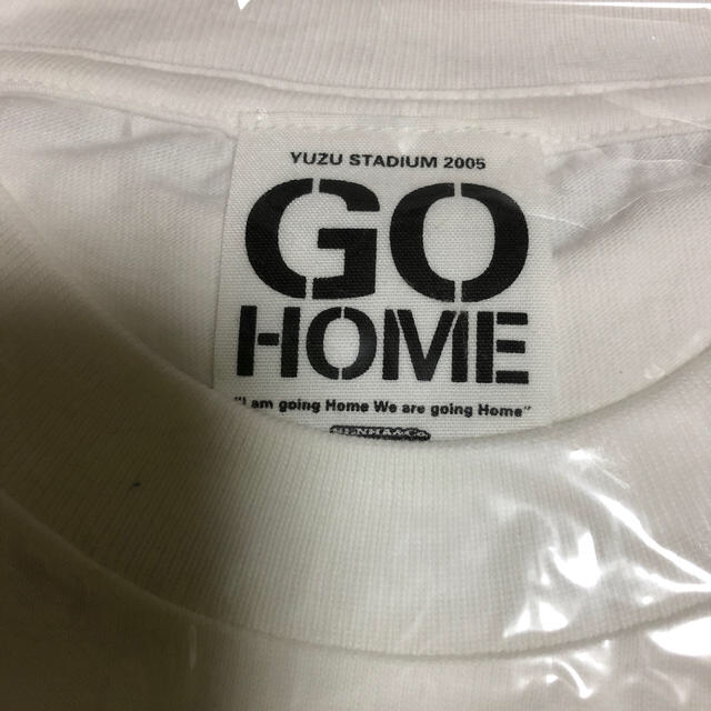 ゆず　GO HOME  Tシャツ（白）Sサイズ　未開封品 エンタメ/ホビーのタレントグッズ(ミュージシャン)の商品写真