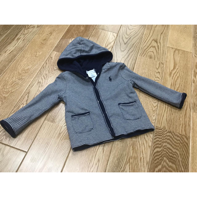 Ralph Lauren(ラルフローレン)の美品　ラルフローレン　パーカー　ジャケット　リバーシブル　9M キッズ/ベビー/マタニティのベビー服(~85cm)(ジャケット/コート)の商品写真