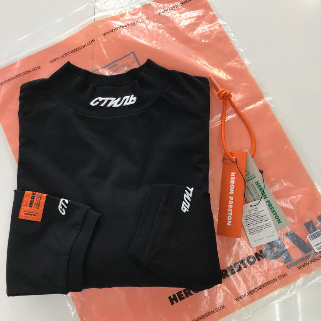 ヘロンプレストン　HERON PRESTON ハイネック　ロング　Tシャツ