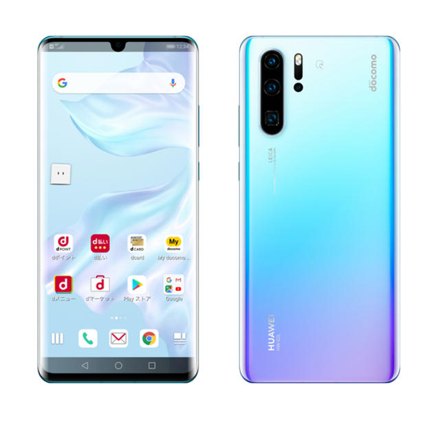 P30 pro HW-02L クリスタル　新品未使用シムフリースマホ/家電/カメラ