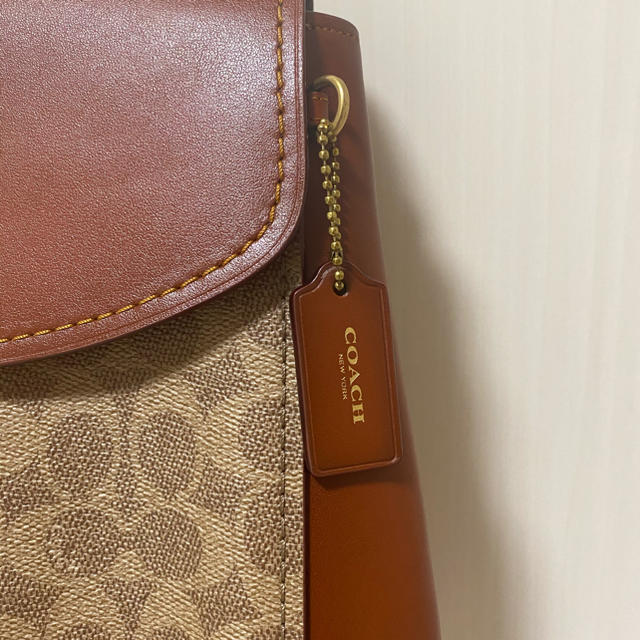 COACH(コーチ)の【taga様専用🌟】COACH バックパック シグネチャー柄 美品 レディースのバッグ(リュック/バックパック)の商品写真