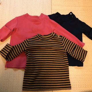 ユニクロ(UNIQLO)のユニクロ　UNIQLO  リブハイネック　90(ニット)