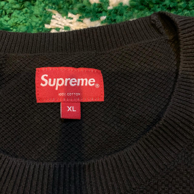supreme シュプリーム　ロゴ　ニット　セーター　XL 1