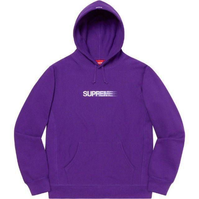 supreme Motion Logo Hooded purple Lサイズ