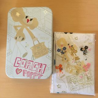 コーチ(COACH)のcoach缶入りミニレターセット(カード/レター/ラッピング)