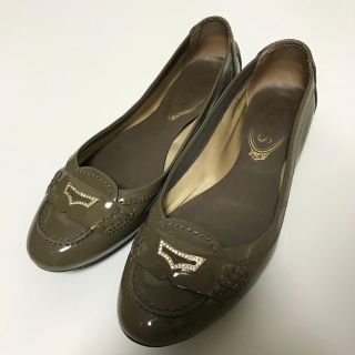 トッズ(TOD'S)のトッズ　TOD'S パンプス シューズ　35 22.5cm レディース　エナメル(ハイヒール/パンプス)