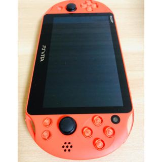 プレイステーションヴィータ(PlayStation Vita)のPSVITA PCH-2000シリーズ オレンジ　WiFiモデル(携帯用ゲーム機本体)