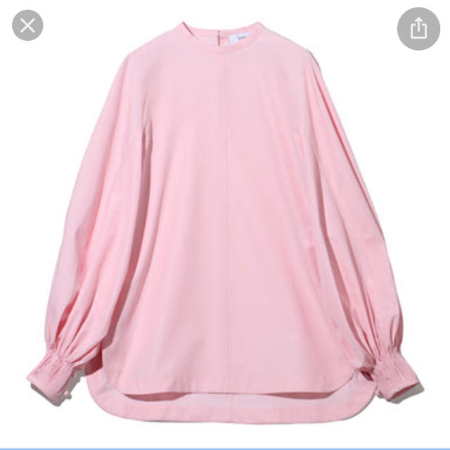 HYKE(ハイク)のなお様専用　HYKE TAFFETA SHIRRED TOP ピンク サイズ2 レディースのトップス(シャツ/ブラウス(長袖/七分))の商品写真