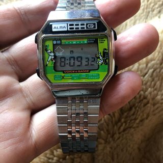 セイコー(SEIKO)の☆おぐにー様専用☆セイコー アルバ野球ゲーム音声機能付き　希少❗️(腕時計(デジタル))