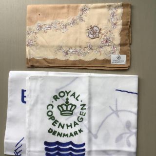 ロイヤルコペンハーゲン(ROYAL COPENHAGEN)のハンカチ2枚セット(ハンカチ)