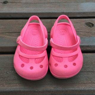 クロックス(crocs)のクロックス サンダル C4 ピンク(サンダル)