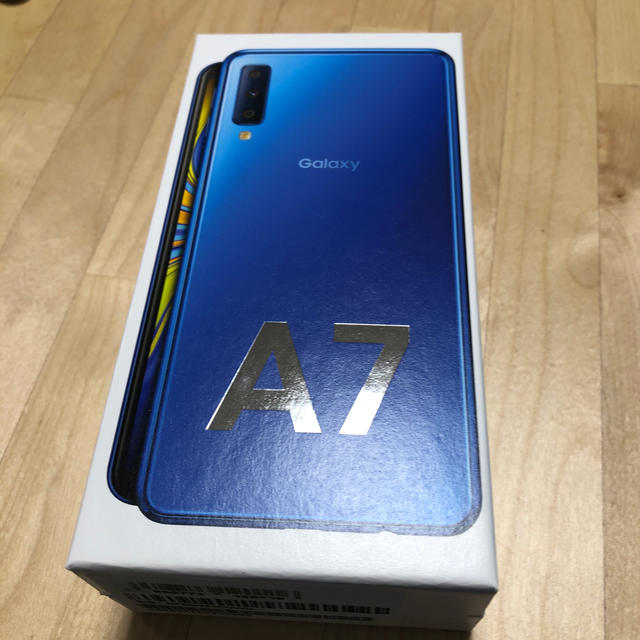 Galaxy A7 ブルー 本体 新品未開封 simフリー ギャラクシーA7